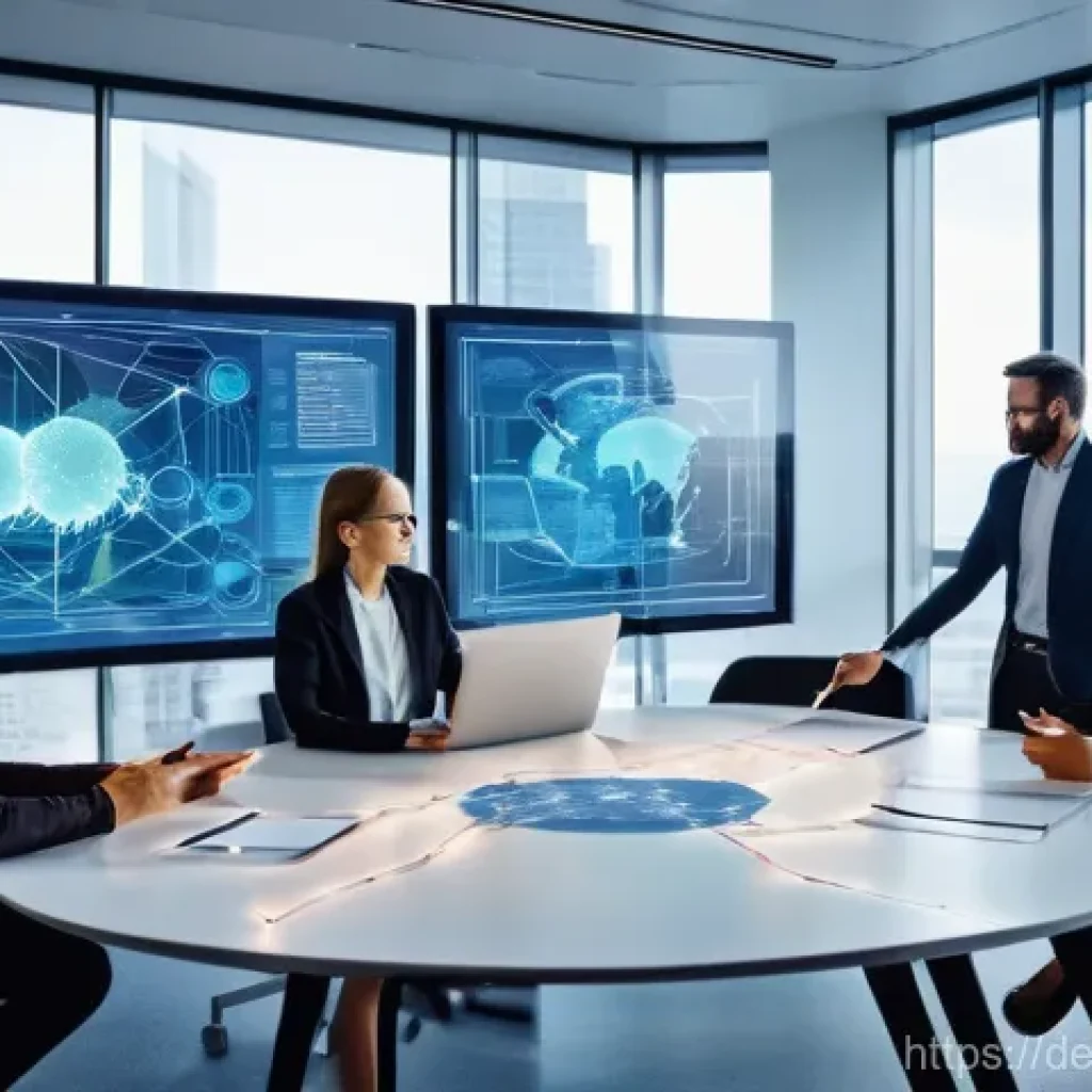 아이디어 생성의 협력적 접근법 - **Prompt 1: The Power of Collaborative Thinking and Synergy**
"A vibrant, high-energy scene in a...