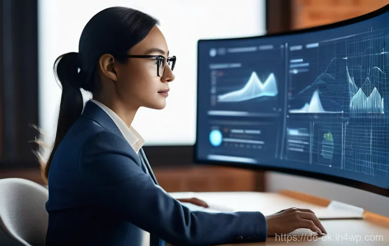 아이디어 생성 시스템의 발전 방향 - **Prompt:** A diverse team of four professionals (two women, two men, varied ages from late 20s to e...